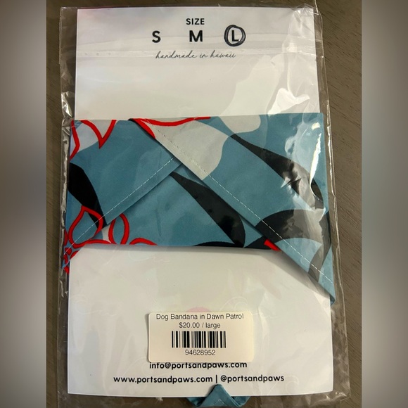 NWT! Port + Paws dog bandanna - Picture 3 of 4